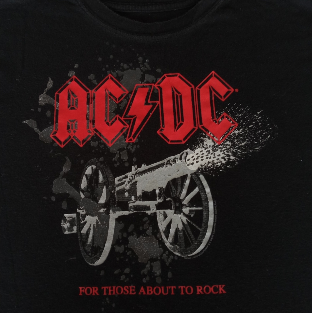 AC DC Band Tshirt For Those About To Rock Album